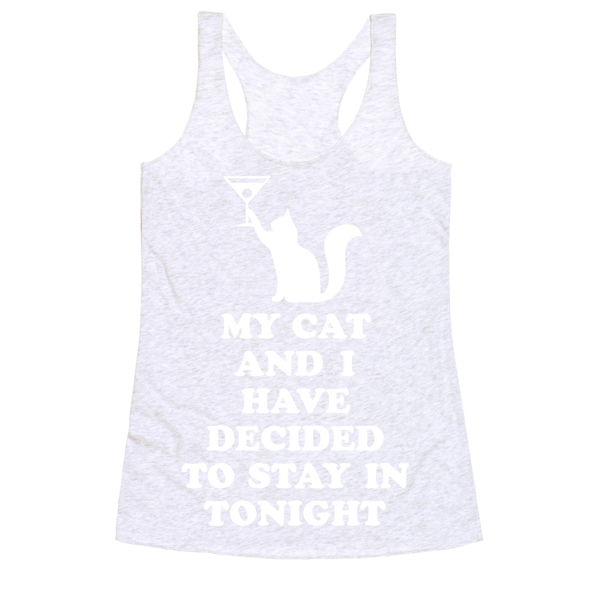 My Cat And I Racerback Tank